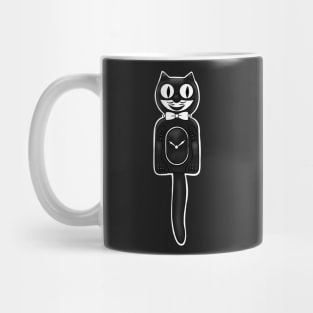 Cat clock Mug